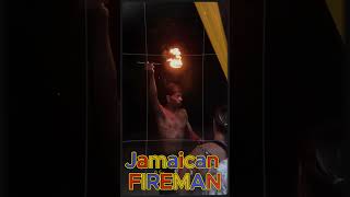 Guy Breathes FIRE on Jamaican Vacation 🔥 Fire Breather at Restaurant [upl. by Itsim]