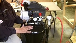 Air Compressor Line Setup and How to Use Air Tools for Beginners [upl. by Nottus]