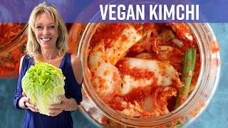 How to Make Vegan Kimchi  Kathys Vegan Kitchen [upl. by Raffaello]