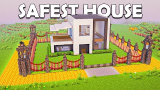 The Worlds SAFEST House in Minecraft [upl. by Vasilis248]