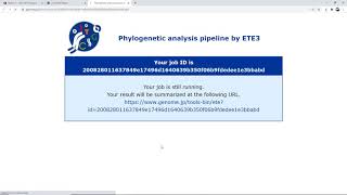 Phylogenetic Analysis using ClustalW [upl. by Einiffit]