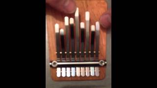 sansula kalimba melodie 1 [upl. by Aicilihp985]