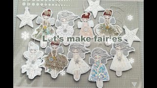 Lets make fairies Easy but stunning result made from Fabric Scraps Best Christmas present [upl. by Omer90]