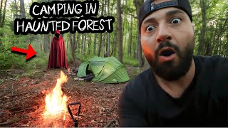 CAMPING IN THE HAUNTED DOLL FOREST CAMPSITE ATTACKED BY DEVIL WORSHIPPER GONE WRONG [upl. by Otanutrof727]