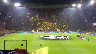 Champions League Hymne  Borussia Dortmund vs Real Madrid HD [upl. by Llevart]