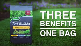 How to Apply Scotts® Turf Builder® Triple Action to Your Lawn [upl. by Agripina]