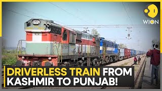 Runaway Indian goods train travels 80 km without driver from Kathua in Jammu amp Kashmir to Punjab [upl. by Sucramej]