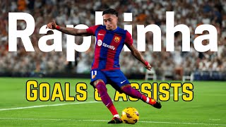 Top 10 Best Goals amp Assists of Raphinha [upl. by Dlonra]