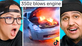 Mechanics React to Horrible Tiktok Car Fails Bestof Compilation [upl. by Emerej]