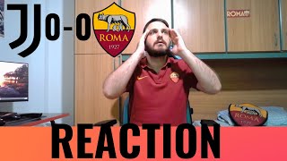 Live REACTION Juventus Roma 00 Squadre Bloccate [upl. by Gnemgnok]