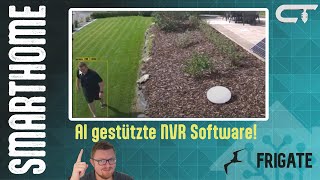 Kameraüberwachung  Person AIrkannt  Frigate NVR in Homeassistant [upl. by Danais51]