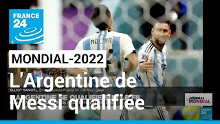 Mondial2022  sur le fil lArgentine vient à bout des PaysBas et rejoint les demifinales [upl. by Gottuard]