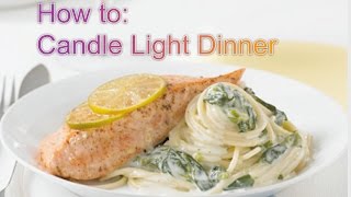 Spaghetti mit Lachs  Candle Light Dinner Style [upl. by Aiyekal]