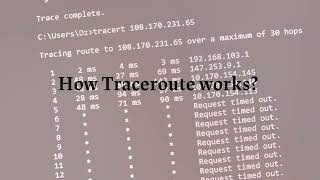 How Traceroute Works  Read Format [upl. by Giordano]