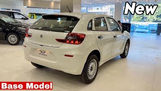 BALENO BASE MODEL SIGMA 2024 New Updated Model White Colour  Maruti Suzuki Baleno Sigma Review [upl. by Lemyt]