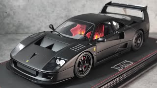 118 BBR Ferrari F40 LM by Michelotto Matt Black [upl. by Gerbold]