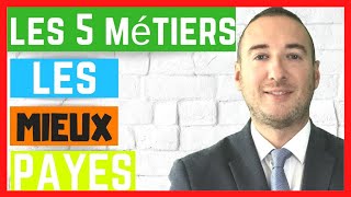 LES 5 METIERS LES MIEUX PAYES APRES UNE ECOLE DE COMMERCE ✅ [upl. by Hailed862]