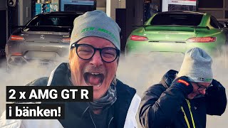 Två MercedesAMG GT R med Ferritadownpipes och optimering i bänken [upl. by Ettedualc234]