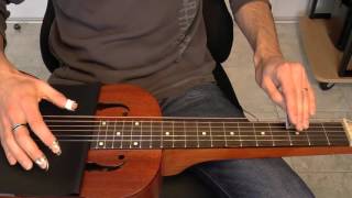 Amazing Grace dobro lesson part 1 the melody [upl. by Rowen]