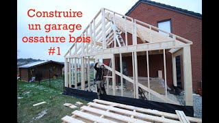 comment construire une Ossature bois 1 [upl. by Ingemar]