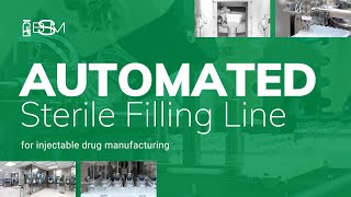 Fully automated sterile filling line at Berkshire Sterile Manufacturing [upl. by Edgell481]