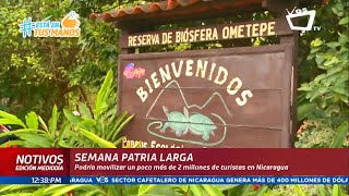 Empresarios turísticos prevén que 2 millones de nicaragüenses se movilicen en vacaciones [upl. by Atteuqnas]