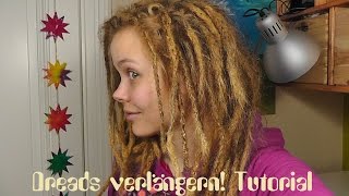 Dreads Extensions anhäkeln  verlängern mit geschlossenen Spitzen Tutorial [upl. by Akapol]