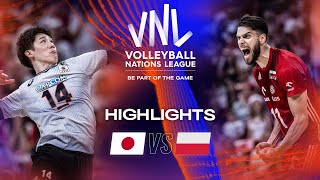 🇯🇵 JPN vs 🇵🇱 POL  Highlights Semifinals  Mens VNL 2023 [upl. by Repotsirhc]