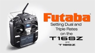 Futaba 16SZ Dual Rate and Triple Rate Programming Tips amp How To’s [upl. by Ahsats]