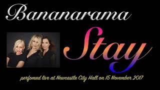 Bananarama  Stay Live at Newcastle City Hall 15 November 2017 [upl. by Morrell656]