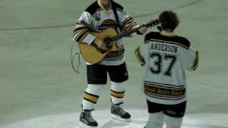 NHL Oldtimers Bryan Trottier singing Johnny Cash [upl. by Ahscrop]