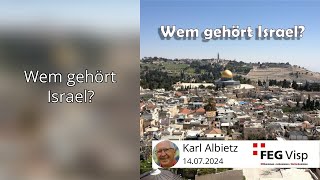 Wem gehört Israel [upl. by Nosnhoj]