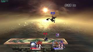 Brawl Meta Knight gameplay [upl. by Eseryt175]