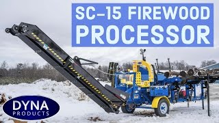 The Worlds Most Affordable Firewood Processor — DYNA Products SC15 [upl. by Wainwright]