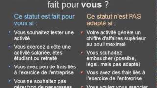 Le statut AutoEntrepreneur expliqué  pour TOUT comprendre en 5 minutes [upl. by Ruthe]