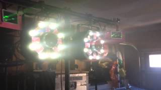 Chauvet scorpion dual and swarm fx5 test [upl. by Gael]