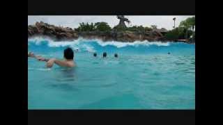 Typhoon Lagoon Wave Pool [upl. by Ydahs658]