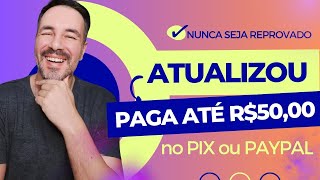 APP PAGANDO via PIX ou PAYPAL │ Até R5000 na Conta com PESQUISAS que NUNCA Reprovam MeSeems [upl. by Angelo]