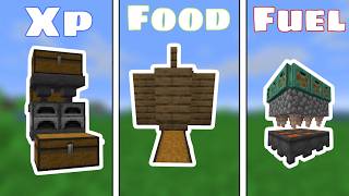 5 MUSTHAVE Starter Farms for Minecraft 121 [upl. by Thorin]