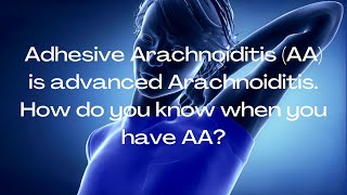 Adhesive Arachnoiditis symptoms [upl. by Caresa858]