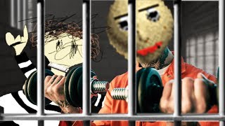 BALDI FINALLY GOES TO JAIL FOR HIS CRIMES  Baldis Basics [upl. by Enilorak]