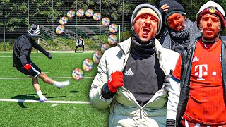 HÄRTESTE FUßBALL CHALLENGE in der HITZE KEIN TOR  ANZIEHEN [upl. by Ginnifer923]