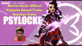 Marvel Rivals Official Psylocke Reveal Trailer Reaction Video [upl. by Morse744]