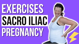 Sacroiliac Joint Pain Relief Exercises for Pregnancy [upl. by Apfel]