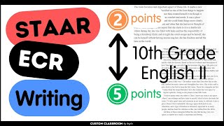 STAAR English II ECR Analysis Unveiling the Key Differences in 2 vs 5 Point Responses [upl. by Hartfield]