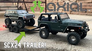 NEW Axial Scx24 Trailer Full Unboxing And Review [upl. by Annor]