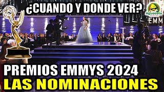 Premios Emmys 2024 todos los detalles nominaciones cuando y donde ver premios emmys 2024 en vivo [upl. by Danais721]