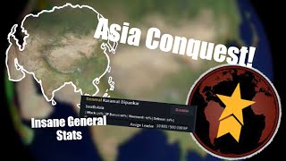 Asian conquest as India Rise Of Nations Insane Army general stats [upl. by Attelrak]