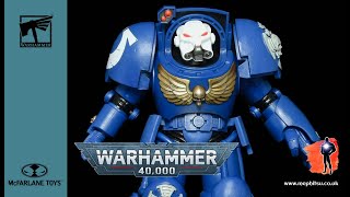 McFarlane Warhammer 40k Ultramarine Terminator Megafig [upl. by Kenny]