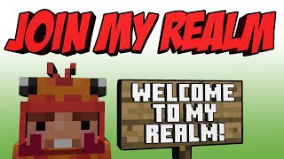 join my new minecraft bedrock realm Ep1 [upl. by Sabine38]